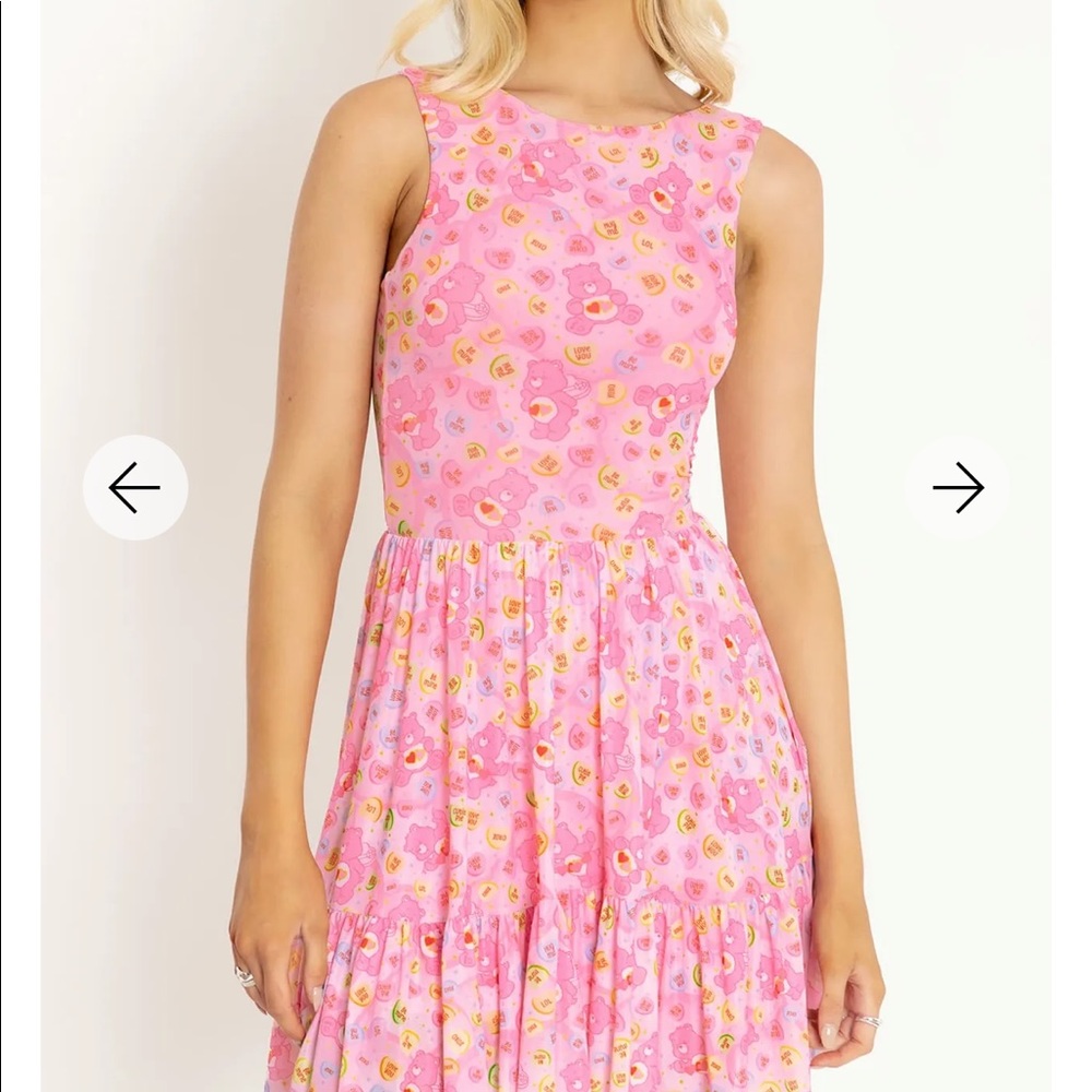BLACKMILK - Care Bears Bow Back Candy Heart dress -NWT
